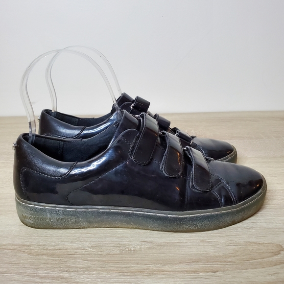 Michael Kors Black Craig Patent Leather Sneaker - Picture 6 of 10